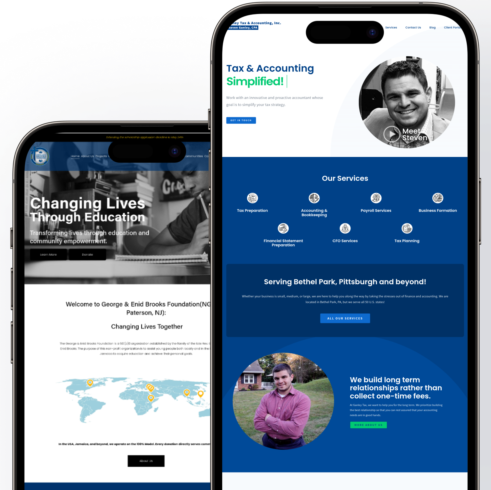 Project visual for 90Xdev contact section