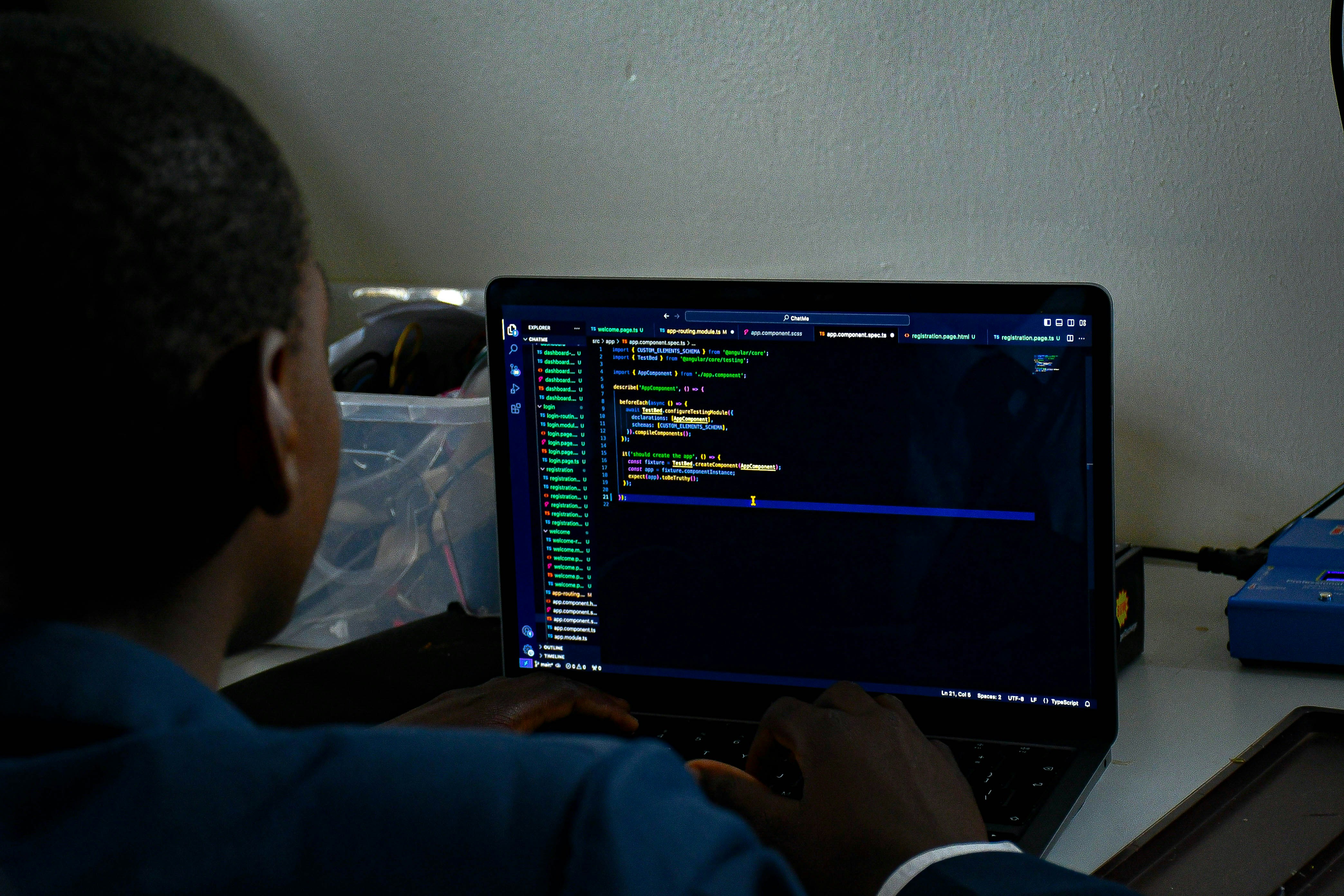 Website maintenance service in action